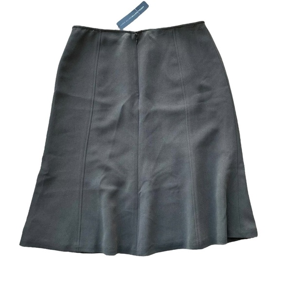 Linda Allard Ellen Tracy Pencil Skirt Career Smoke Brown Size 8 - Picture 2 of 7